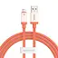 Кабель USB to Lightning для iPhone iPad Baseus Data Cable (1m, 2.4A, 480 Mbps). Orange (P10368803731-00) - мініатюра 1