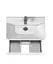 Тумба Мойдодир City White 70 з умивальником Vivace 70 Білий підлогова Білий - мініатюра 3