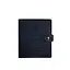 Кожаная обложка-портмоне для удостоверения офицера 11.0 темно-синяя Crazy Horse - миниатюра 7