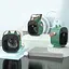 Портативный вентилятор Epik F12 с подставкой для телефона Green [137263] - миниатюра 3