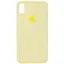 Чохол Epik Silicone Case Full Protective AA для Apple iPhone XS Max 6.5 Жовтий/Mellow Yellow - мініатюра 1