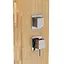 Душова панель Corsan Basti bamboo хром B002MCH - мініатюра 4