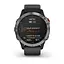 Смарт-часы Garmin Fenix 6 Solar Silver with black band (010-02410-00) - миниатюра 5