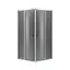 Душевая кабина без поддона Mixxus Plain SC01-90x90x185-GR хром серое тонированное стекло 4 мм MI6900, Хром, Универсальная, тонированный, хром - миниатюра 1