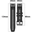 Ремінець DK CDK для Garmin Fenix ​​3 / 3 HR 26mm Silicone Sport Band Classic (015187) (black) - мініатюра 2