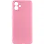 Чехол Getman TPU Liquid Silk Full Camera для Samsung Galaxy A05 Розовый/Pink - миниатюра 1