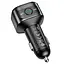АЗП з FM-модулятором HOCO E67 Fighter QC3.0 18W car BT FM transmitter Black - мініатюра 5