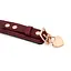 Ошейник с поводком Liebe Seele Wine Red Curved Collar - миниатюра 5