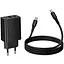 МЗП Hoco CS94A Leader PD20W+QC3.0 (1USB-A/1C) + кабель Type-C to Type-C Black - мініатюра 6