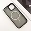Чохол TPU+PC Blueo Skin Friendly Frosted with MagSafe для Apple iPhone 15, 6.1 Чорний - мініатюра 4