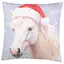 Подушка декоративна Home Line Кінь Санта 40х40 см (197706) - мініатюра 1