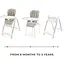Стульчик для кормления Kinderkraft Tulo Beige (KHTULO00BEG0000) - миниатюра 2
