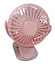 Портативный аккумуляторный мини вентилятор Portable Fan Прищепка USB Розовый - миниатюра 2