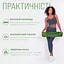 Коврик для йоги и фитнеса EasyFit TPE+TC 6 мм двухслойный зеленый-черный - миниатюра 2