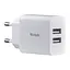 Сетевое зарядное устройство McDodo Dual USB Charger (EU Plug) + Type-C Cable 1m Travel Set CH-6721 Белый - миниатюра 1