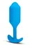 Анальна пробка B-Vibe Vibrating Snug Plug 3, 13.8 см (блакитна) - мініатюра 4