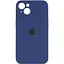 Чехол Silicone Case Full Camera Protective AA для Apple iPhone 14 Plus 6.7 Синий/Deep navy - миниатюра 1