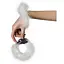 Наручники металеві Adrien Lastic Handcuffs White - мініатюра 3