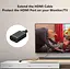 Подовжувач HDMI (тато) - HDMI (мама) Merlion HF15 1.5 м, v2.0, OD-7.0 мм - мініатюра 2
