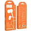 Проводные наушники Hoco M82 La musique universal earphones with mic, 3.5mm, 1.2m, white - миниатюра 3