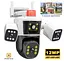 Вулична WiFi IPкамера IPC24-6K  12Мп  біло-чорна 3 незалежних об'єктиви поворотні - мініатюра 1