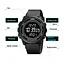 Спортивний чоловічий годинник Skmei 1736 (Чорний з чорним циферблатом) - мініатюра 6