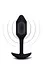 Анальна пробка B-Vibe Vibrating Snug Plug 2, 12.4 см (чорний) - мініатюра 2
