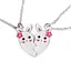 Набор ожерелья Ты мое сердце 2шт - миниатюра 4