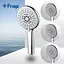 Ручной душ Frap F007, 3-режим, хром, Хром - миниатюра 2