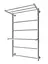 Водяной полотенцесушитель Mario Анкона 800x530/500, Хром - миниатюра 1