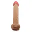Фалоімітатор Baile Sliding Skin Bendable 10.2'' 26 см тілесний - мініатюра 4