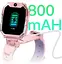 Детские смарт-часы Y76, 4G GPS Wi-Fi SIM камера SOS IP67 розовый - миниатюра 4