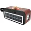Радіоприймач з ліхтариком Voltronic NSS270BR Wireless speaker акумулятор, на сонячних - мініатюра 2