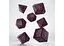 Набір кубиків Runic Shimmering black with magenta Dice Set , 7 шт. (SRUN08) - мініатюра 2