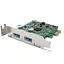 Контролер PCI-E USB3.0 (2ext. Molex) Low Profil, NEC, RTL - мініатюра 2
