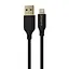 Кабель Proove Jelly Silicone USB to Lightning 2.4A (1m) black - мініатюра 1