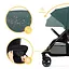 Прогулянкова коляска Kinderkraft Route, Platinum Grey (3953) - мініатюра 14