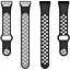 Ремінець DK CDK Silicone Sport Band Nike для Huawei Band 6 (012812) (black / grey) - мініатюра 3
