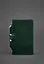 Кожаный блокнот (Софт-бук) 4.0 зеленый Crazy Horse - миниатюра 5