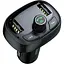 Автомобільний зарядний пристрій Baseus FM Launcher S-09 2.4A 2USB black (CCMT000301) - мініатюра 1