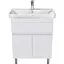 Тумба Мойдодир City White 70 з умивальником Vivace 70 Білий підлогова Білий - мініатюра 1