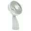 Ручной бытовой портативный вентилятор Mini Fan 6601 на аккумуляторе с ручкой мини вентилятор белый - миниатюра 1