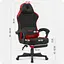 Крісло Cabro C504 Black-Red (тканина) - мініатюра 6