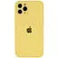 Чохол Epik Silicone Case Full Camera Protective AA для Apple iPhone 12 Pro 6.1 Жовтий/Yellow - мініатюра 1