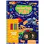 Набор для творчества Апельсин Coloring Fun раскраска с карандашами на пружине Для мальчиков НТ-39-02 Разноцветный - миниатюра 1