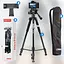 Штатив тренога NeePho NP-8820 не съемная площадка + держатель + чехол (56-150см) Черный - миниатюра 3