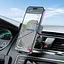 Автотримач для телефона BOROFONE BH92 Grand one-button car holder(air outlet) Black - мініатюра 8