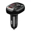 Адаптер автомобильный USAMS с Bluetooth FM Digital Display US-CC143 C25 | 2USB/1Type-C, 3A/50W, QC/PD, TF| - миниатюра 1