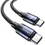 Кабель Usams U71 Type-C to Type-C 100W PD Fast Charging & Data Cable 2.4A 1.2m Black (US-SJ524) [71417] - миниатюра 1
