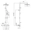 Душова система Cersanit City S951-341 з термостатичним змішувачем Хром 30412 - мініатюра 2